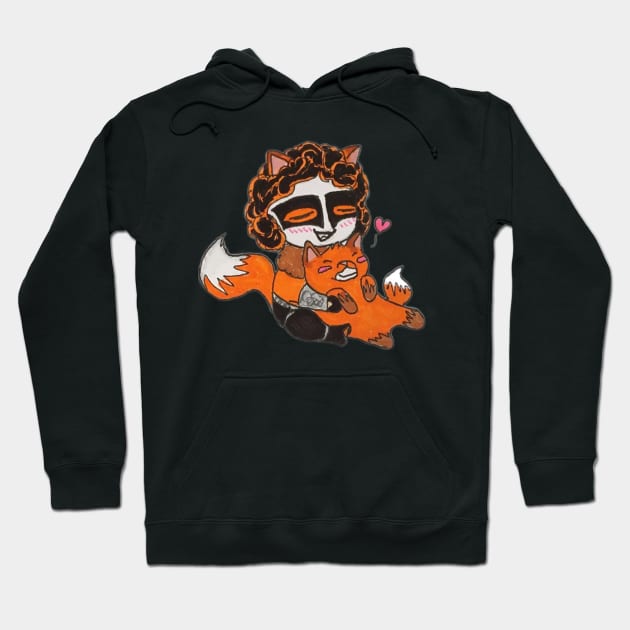 Eric Carr The Fox Hoodie by StarmanSketcher